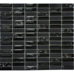 Mosaique Marbre Rectangle Mate Noir