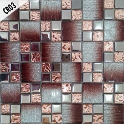 Mosaïque Cristal Argentée