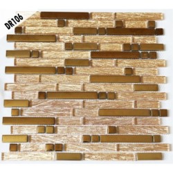 Mosaïque Croisée Dorée