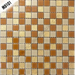 Mosaïque cristal Mouchti doré
