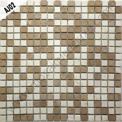 Mosaique Marbre Beige Marron