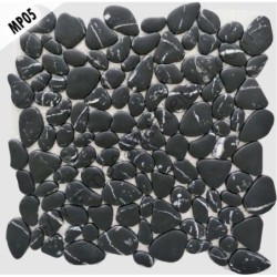 Mosaïque Galet Luxe Noir