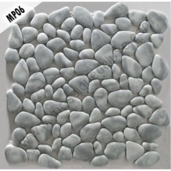 Mosaïque Galet Luxe Blanc