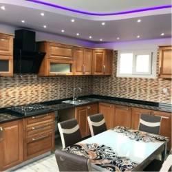 Mosaïque Cristal Croisée Marron