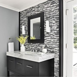 Mosaïque Broken Croisée Gris