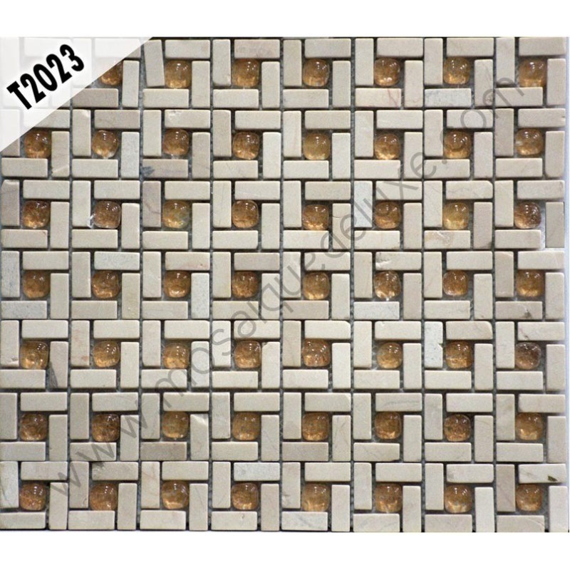 Mosaique Marbre et Cristal